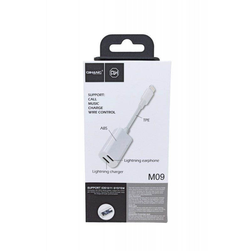 ΑΝΤΑΠΤΟΡΑΣ LIGHTNING ΣΕ 2 ΘΥΡΕΣ LIGHTNING M09 ΚΕΝΤΡΙΚΟ > ΤΗΛΕΦΩΝΑ ΚΑΙ ΑΞΕΣΟΥΑΡ > ΑΞΕΣΟΥΑΡ ΚΙΝΗΤΩΝ