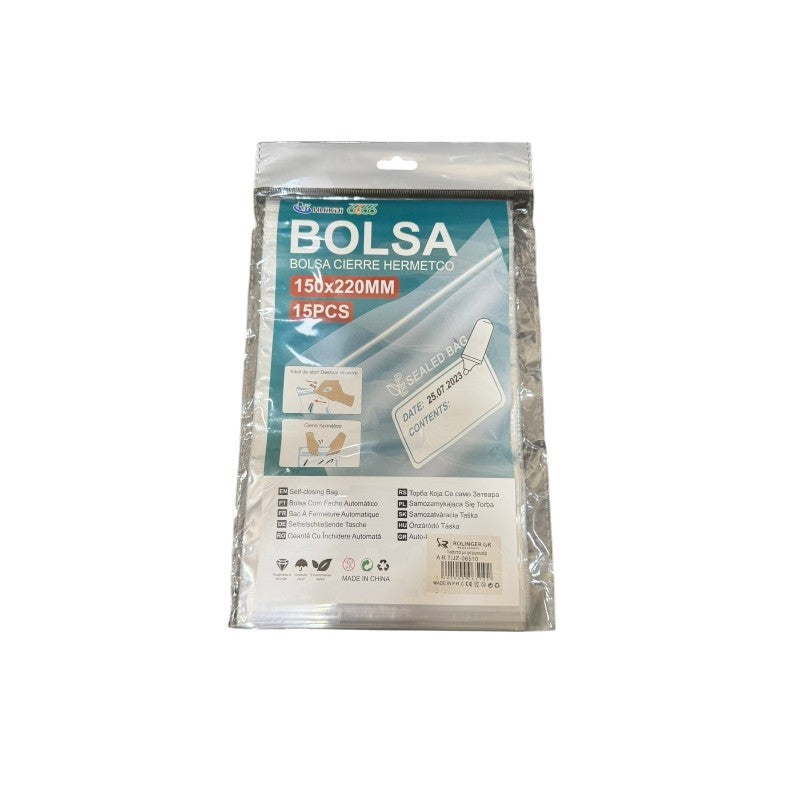 ΣΑΚΟΥΛΑΚΙΑ ΣΥΣΚΕΥΑΣΙΑΣ ΔΙΑΦΑΝΑ ME ZIP 150*220ΜΜ 15ΤΜΧ  JZ-06510 ΕΡΓΑΛΕΙΑ > ΔΙΑΦΟΡΑ
