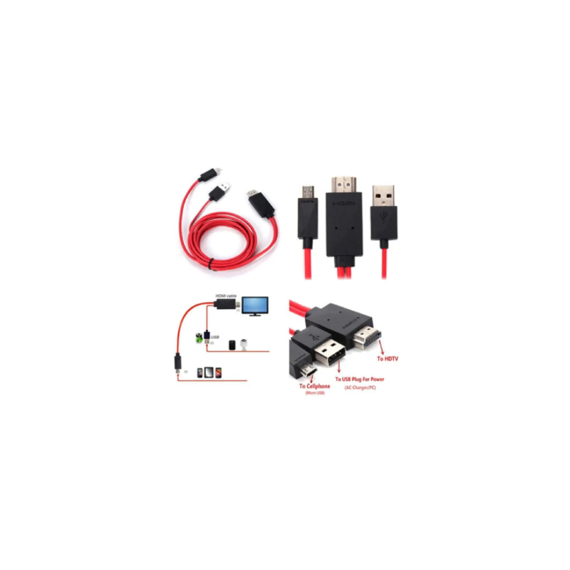 ΚΑΛΩΔΙΟ MHL MICRO USB HDMI 4K HDTV 1.8m 11PIN 17694-17 ΚΕΝΤΡΙΚΟ > ΤΗΛΕΦΩΝΑ ΚΑΙ ΑΞΕΣΟΥΑΡ > ΑΞΕΣΟΥΑΡ ΚΙΝΗΤΩΝ