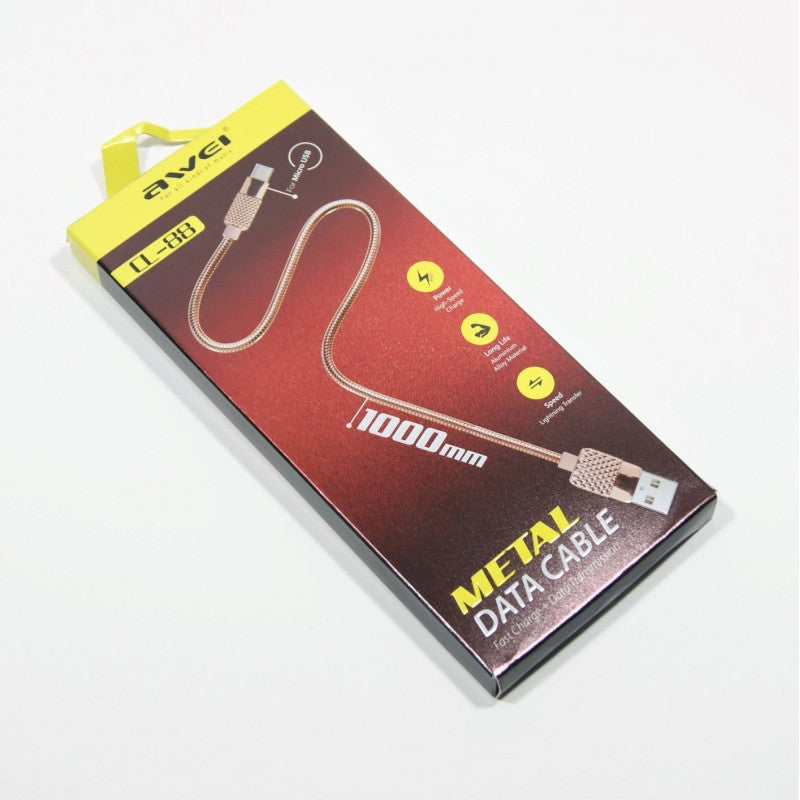 MICRO USB ΚΑΛΩΔΙΟ 2.1A ΦΟΡΤΙΣΗΣ ΚΑΙ ΜΕΤΑΦΟΡΑΣ ΔΕΔΟΜΕΝΩΝ AWEI PH-CL-88 ΚΕΝΤΡΙΚΟ > ΤΗΛΕΦΩΝΑ ΚΑΙ ΑΞΕΣΟΥΑΡ > ΑΞΕΣΟΥΑΡ ΚΙΝΗΤΩΝ