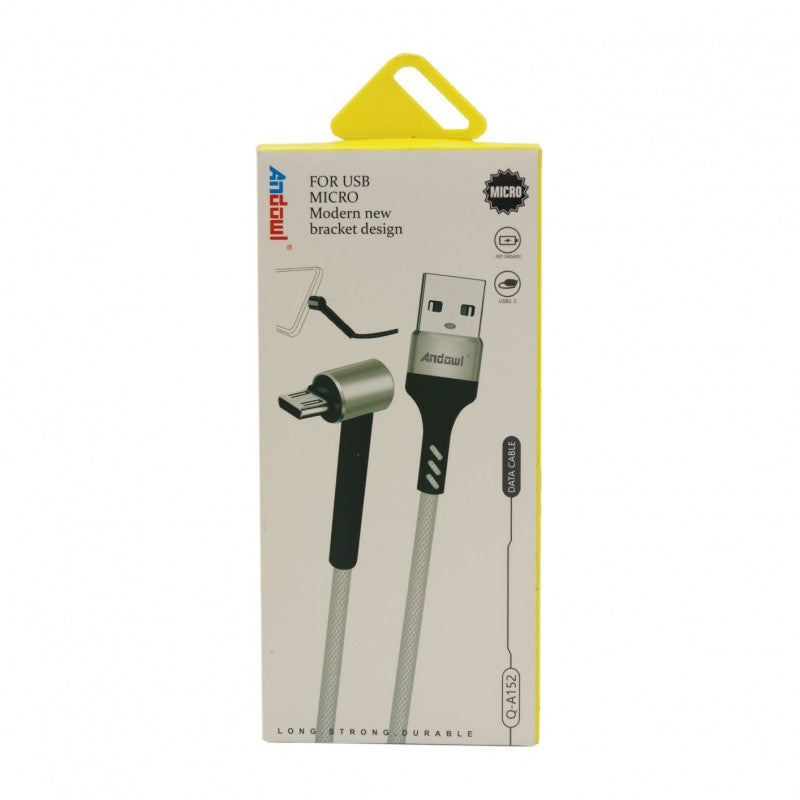 ΚΑΛΩΔΙΟ MICRO USB ΓΙΑ ΜΕΤΑΦΟΡΑ ΔΕΔΟΜΕΝΩΝ ΚΑΙ ΦΟΡΤΙΣΗ ANDOWL AN-Q-A152 ΚΕΝΤΡΙΚΟ > ΤΗΛΕΦΩΝΑ ΚΑΙ ΑΞΕΣΟΥΑΡ > ΑΞΕΣΟΥΑΡ ΚΙΝΗΤΩΝ