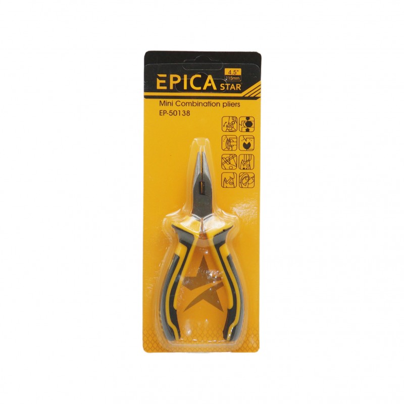 ΠΕΝΣΑ mini ΜΕ ΜΑΚΡΙΑ ΜΥΤΗ 4.5''/115mm EPICA STAR EP-50138 ΕΡΓΑΛΕΙΑ > ΧΕΙΡΟΣ > ΠΕΝΣΕΣ