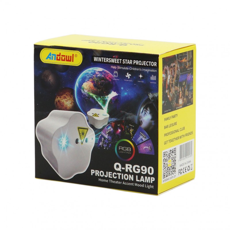 ΦΩΤΟΡΥΘΜΙΚΟ mini ΠΡΟΤΖΕΚΤΟΡΑΣ RGB ANDOWL Q-RG90 ΚΕΝΤΡΙΚΟ > ΓΙΑ ΤΟ ΣΠΙΤΙ > ΓΙΑ ΤΟ ΣΑΛΟΝΙ