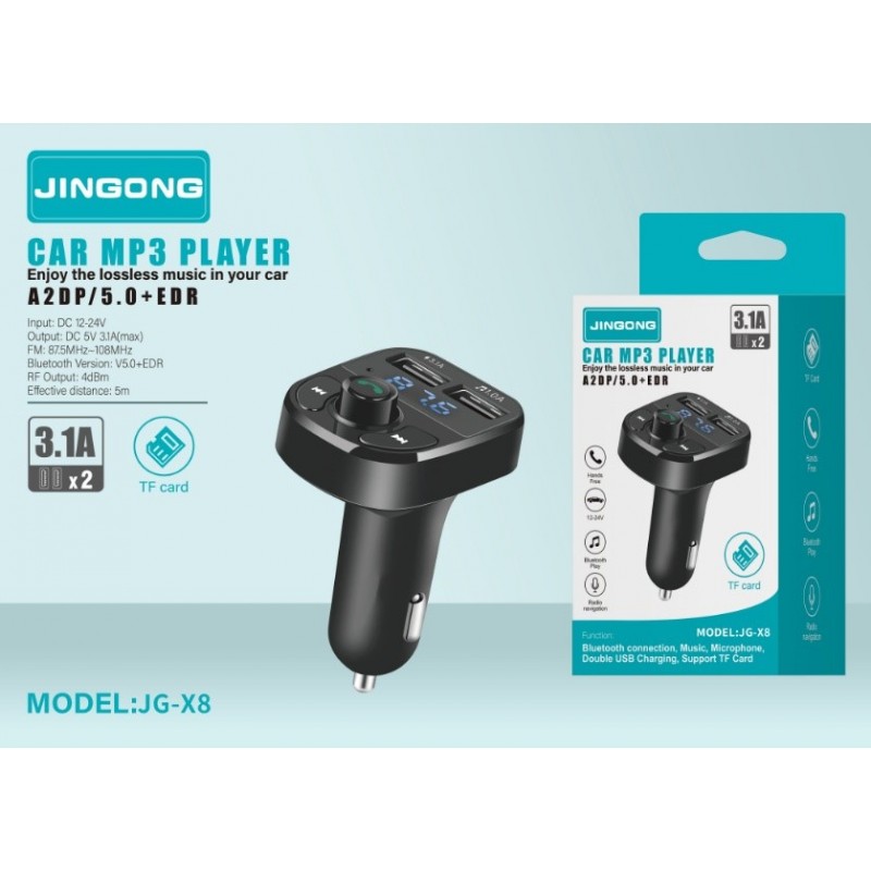 MP3 PLAYER ΑΥΤΟΚΙΝΗΤΟΥ    JG-X8 AUTO/MOTO > ΗΧΟΣ & ΕΙΚΟΝΑ AUTO/MOTO