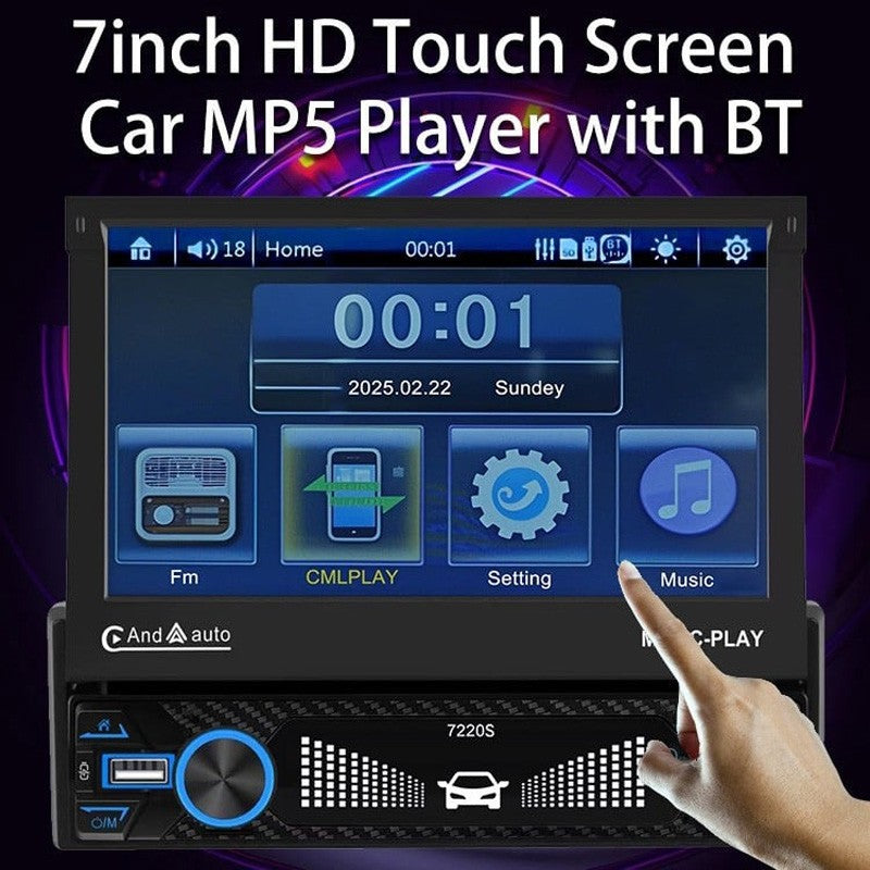 ΣΥΣΚΕΥΗ ΑΝΑΠΑΡΑΓΩΓΗΣ MP5 BLUETOOTH ME ΟΘΟΝΗ 7'' OLED  MY-07032