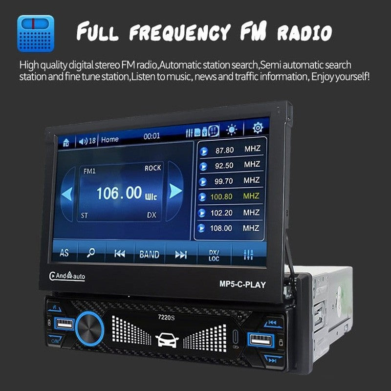 ΣΥΣΚΕΥΗ ΑΝΑΠΑΡΑΓΩΓΗΣ MP5 BLUETOOTH ME ΟΘΟΝΗ 7'' OLED  MY-07032