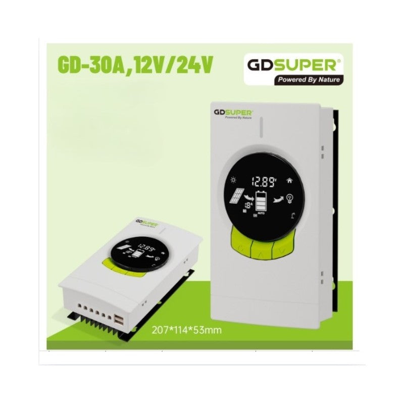 ΡΥΘΜΙΣΤΤΗΣ ΦΟΡΤΙΣΗΣ MPPT 12V/24V GD-30A-1 POWER & SOLAR