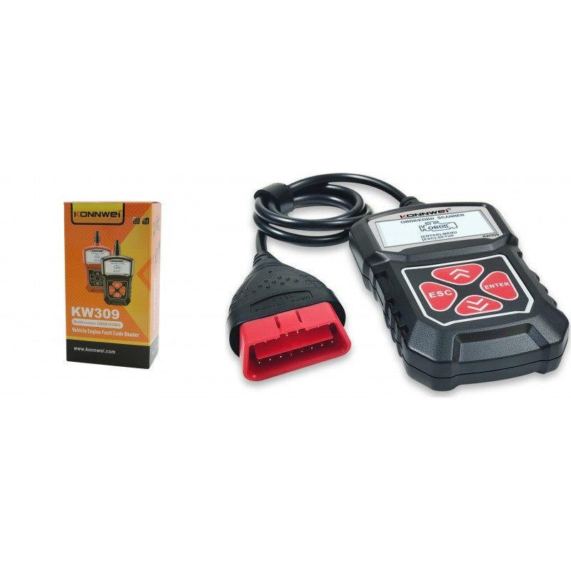 ΔΙΑΓΝΩΣΤΙΚΟ ΑΥΤΟΚΙΝΗΤΟΥ ΨΗΦΙΑΚΟ OBD2 KW309 AUTO/MOTO > ΕΡΓΑΛΕΙΑ AUTO/MOTO