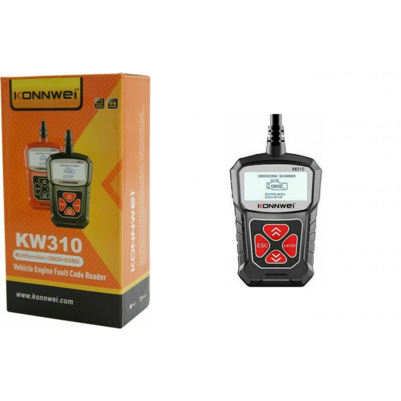 ΔΙΑΓΝΩΣΤΙΚΟ ΑΥΤΟΚΙΝΗΤΟΥ ΨΗΦΙΑΚΟ OBD2 KW310 AUTO/MOTO > ΕΡΓΑΛΕΙΑ AUTO/MOTO