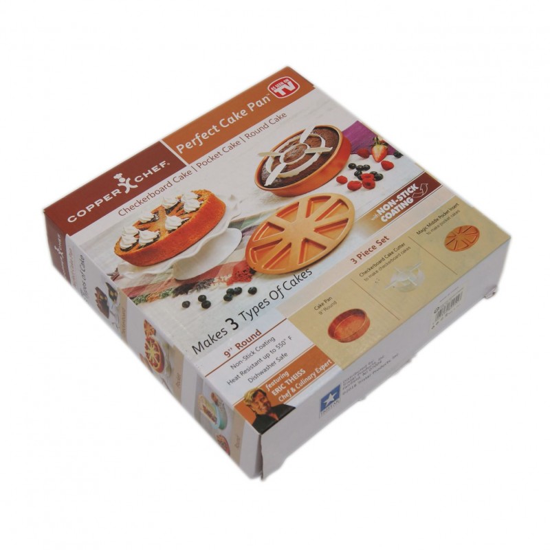 PERFECT CAKE PAN COPPER CHEF HO-KI-0055 ΚΕΝΤΡΙΚΟ > ΓΙΑ ΤΟ ΣΠΙΤΙ > ΓΙΑ ΤΗΝ ΚΟΥΖΙΝΑ