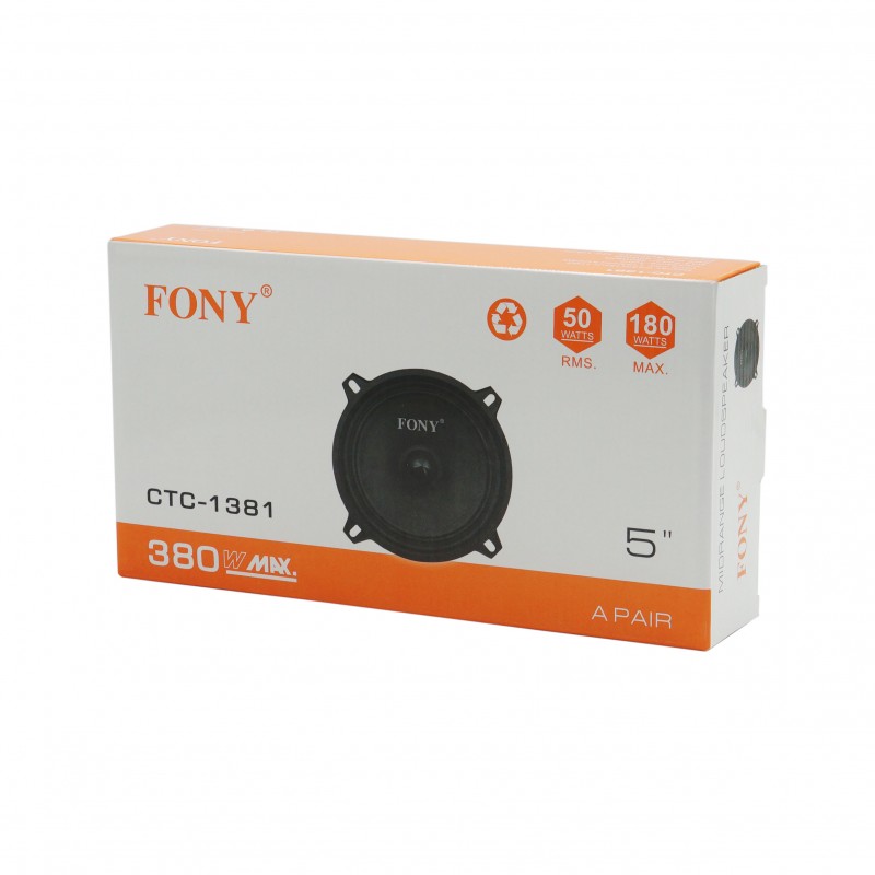 PERVOI ΣΕΤ ΗΧΕΙΑ ΑΥΤΟΚΙΝΗΤΟΥ 5'' 50W RMS (WOOFER) CTC-1381 AUTO/MOTO > ΗΧΟΣ & ΕΙΚΟΝΑ AUTO/MOTO > ΗΧΟΣΥΣΤΗΜΑΤΑ