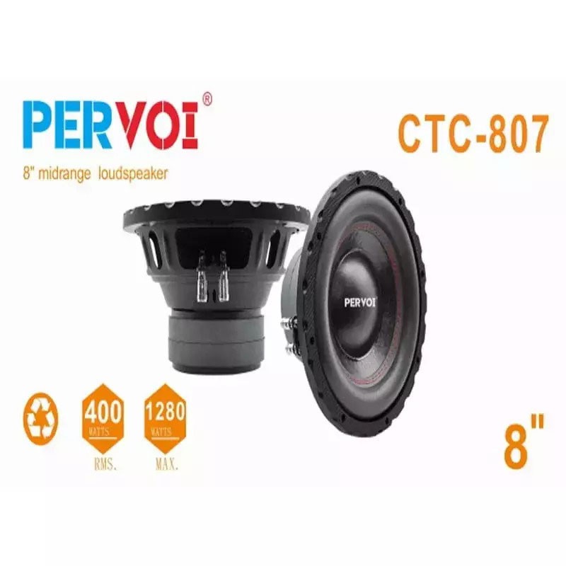PERVOI ΗΧΕΙΟ ΑΥΤΟΚΙΝΗΤΟΥ 8" WOOFER CTC-807 AUTO/MOTO > ΗΧΟΣ & ΕΙΚΟΝΑ AUTO/MOTO