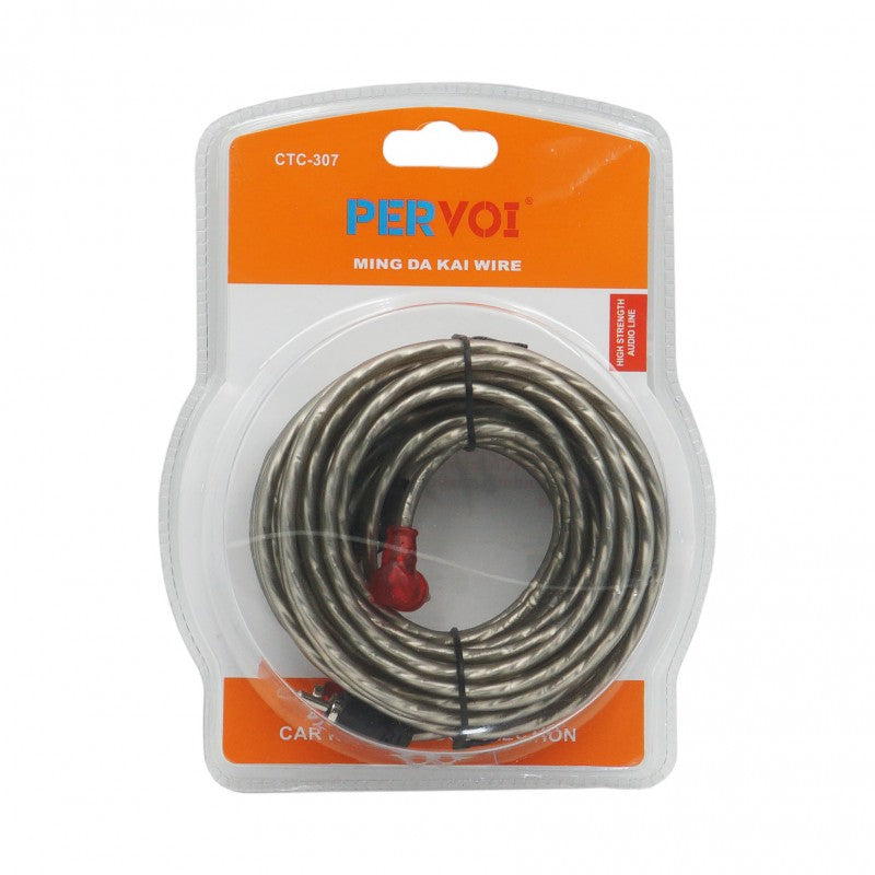 PERVOI ΚΑΛΩΔΙΟ ΗΧΟΥ ΑΥΤΟΚΙΝΗΤΟΥ RCA 5m CTC-307-1 AUTO/MOTO > ΗΧΟΣ & ΕΙΚΟΝΑ AUTO/MOTO