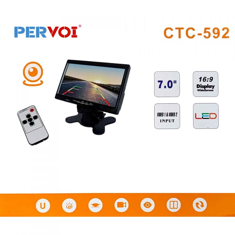PERVOI ΟΘΟΝΗ TFT 7" 12V CTC-592