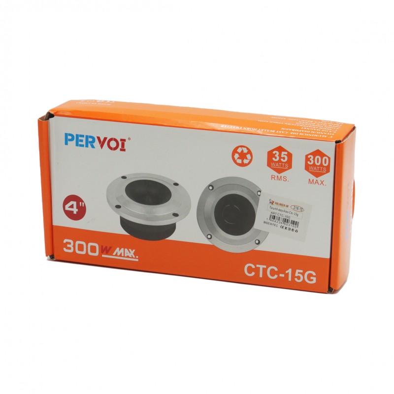 PERVOI ΣΕΤ TWEETER ΑΥΤΟΚΙΝΗΤΟΥ 4'' CTC-15G AUTO/MOTO > ΗΧΟΣ & ΕΙΚΟΝΑ AUTO/MOTO > ΗΧΟΣΥΣΤΗΜΑΤΑ
