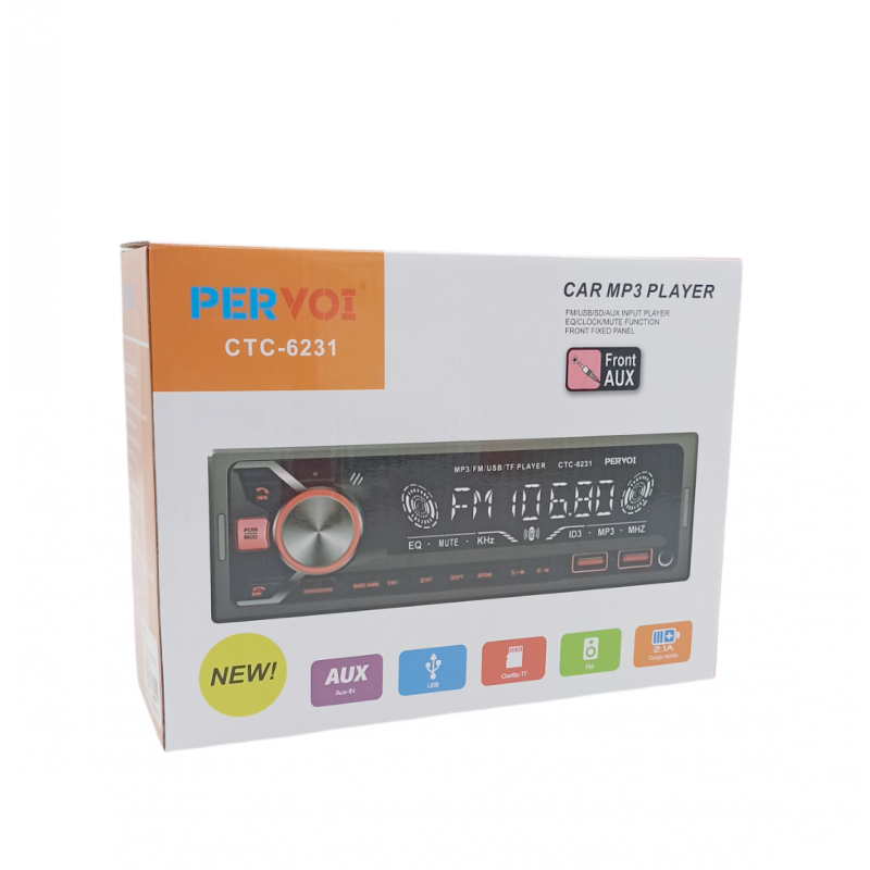 PERVOI ΗΧΟΣΥΣΤΗΜΑ ΑΥΤΟΚΙΝΗΤΟΥ UNIVERSAL 1DIN CTC-6231 AUTO/MOTO > ΗΧΟΣ & ΕΙΚΟΝΑ AUTO/MOTO > ΗΧΟΣΥΣΤΗΜΑΤΑ