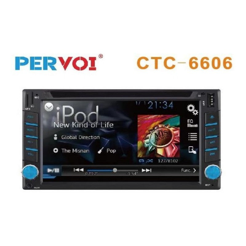 PERVOI ΗΧΟΣΥΣΤΗΜΑ ΑΥΤΟΚΙΝΗΤΟΥ UNIVERSAL 2DIN CTC-6606 AUTO/MOTO > ΗΧΟΣ & ΕΙΚΟΝΑ AUTO/MOTO > ΟΘΟΝΕΣ MEDIA & GPS