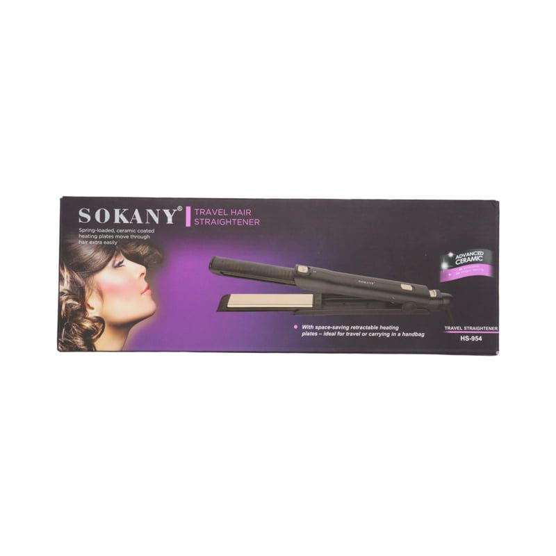 Sokany HS-954 Ισιωτική με κεραμικές πλάκες - Hair straightener - Angel shopping
