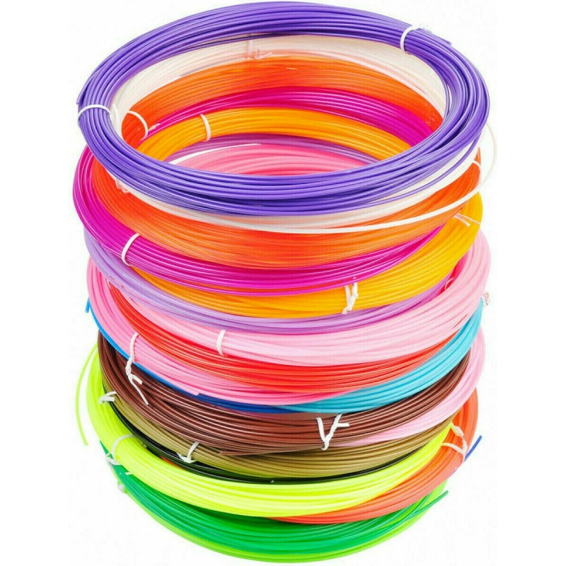 ΑΝΤΑΛΛΑΚΤΙΚΑ ΝΗΜΑΤΑ PLA ΓΙΑ 3D PEN 20ΤΜΧ 3D-PLA HOBBY > ΠΑΙΧΝΙΔΙΑ