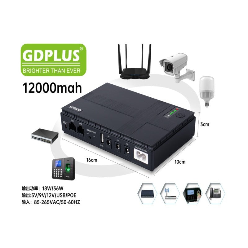 ΠΟΛΥΛΕΙΤΟΥΡΓΙΚΟ POWER BANK 18W/12.000mAh GD-03801 ΚΕΝΤΡΙΚΟ > ΤΗΛΕΦΩΝΑ ΚΑΙ ΑΞΕΣΟΥΑΡ > POWER BANKS