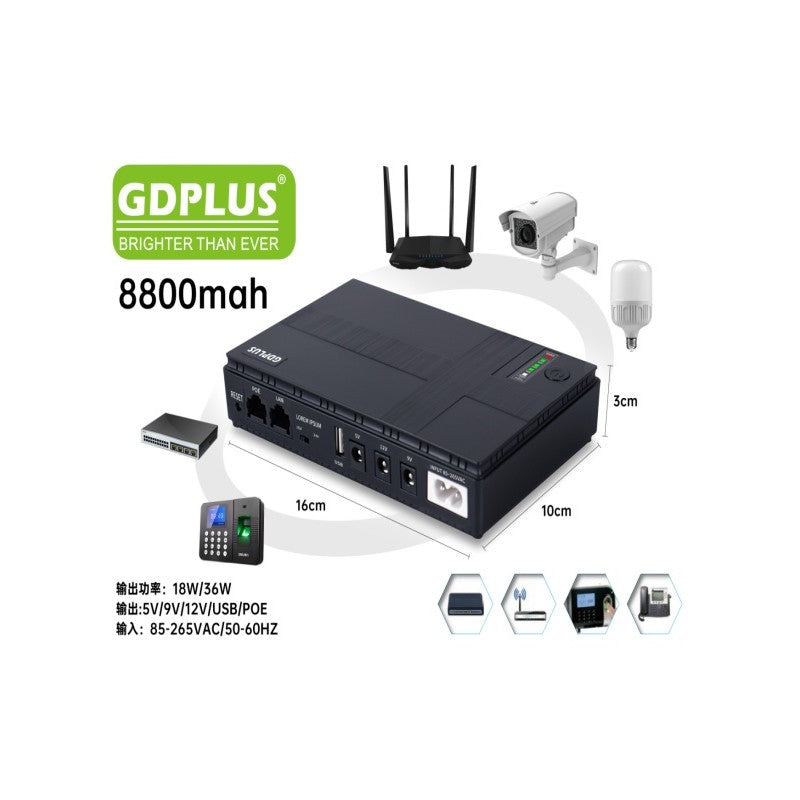 ΠΟΛΥΛΕΙΤΟΥΡΓΙΚΟ POWER BANK 18W/8.800mAh GD-03800 ΚΕΝΤΡΙΚΟ > ΤΗΛΕΦΩΝΑ ΚΑΙ ΑΞΕΣΟΥΑΡ > POWER BANKS