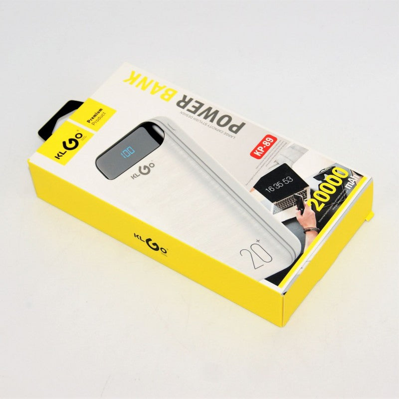 POWER BANK 20000mAh KLGO KP-89 ΚΕΝΤΡΙΚΟ > ΤΗΛΕΦΩΝΑ ΚΑΙ ΑΞΕΣΟΥΑΡ > POWER BANKS