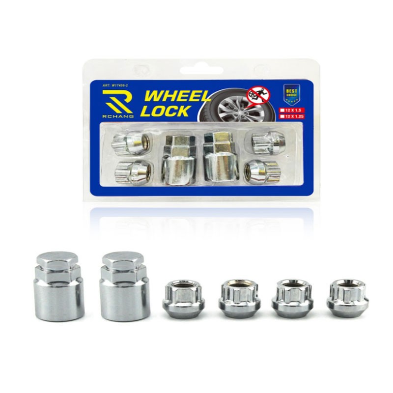 RCHANG ΑΝΤΙΚΛΕΠΤΙΚΑ ΜΠΟΥΛΟΝΙΑ - ΠΑΞΙΜΑΔΙΑ 12x1,25mm 4+2 W17406-2 AUTO/MOTO > ΑΣΦΑΛΕΙΑ AUTO/MOTO