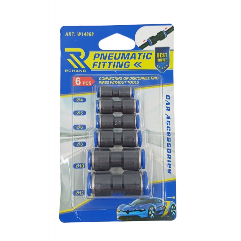 RCHANG ΤΑΧΥΣΥΝΔΕΣΜΟΙ ΣΩΛΗΝΩΝ ΣΕΤ 6ΤΜΧ W15436-2 AUTO/MOTO > ΑΞΕΣΟΥΑΡ AUTO/MOTO