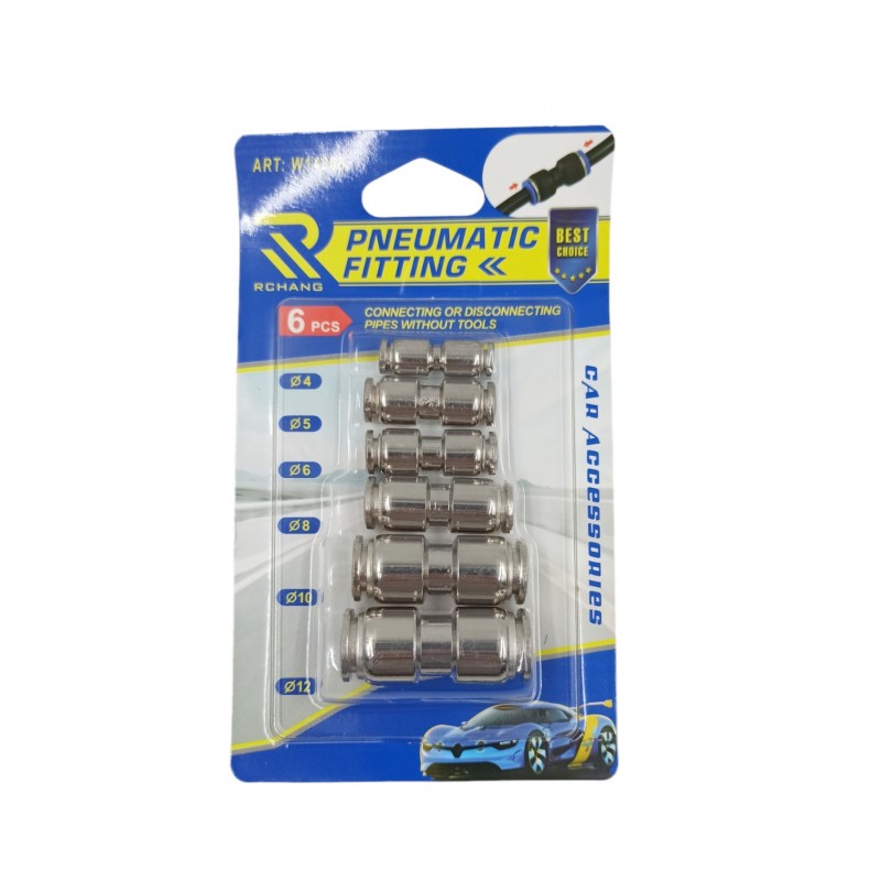 RCHANG ΤΑΧΥΣΥΝΔΕΣΜΟΙ ΣΩΛΗΝΩΝ ΣΕΤ 6ΤΜΧ W15437-2 AUTO/MOTO > ΑΞΕΣΟΥΑΡ AUTO/MOTO
