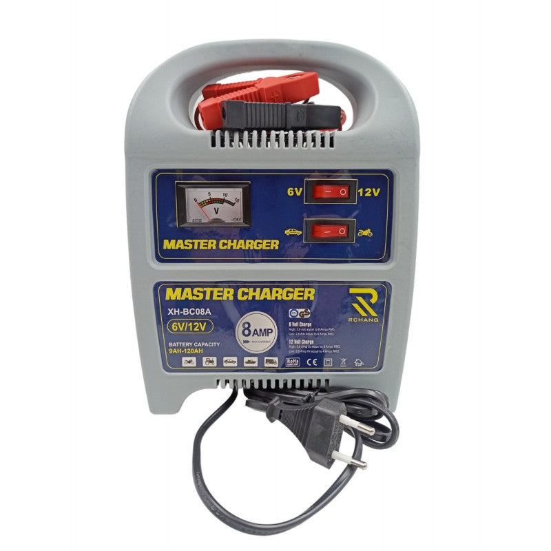 RCHANG ΦΟΡΤΙΣΤΗΣ ΜΠΑΤΑΡΙΑΣ ΑΥΤΟΚΙΝΗΤΟΥ 6V/12V 8AMP W013013 AUTO/MOTO > ΕΡΓΑΛΕΙΑ AUTO/MOTO