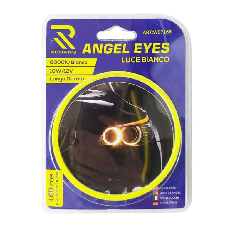 RCHANG ANGEL EYES LED COB 100mm 10W 12V 6000K W07166 AUTO/MOTO > ΦΩΤΙΣΜΟΣ AUTO/MOTO > LED ΦΩΤΑ/ΠΡΟΒΟΛΕΙΣ > LED ΠΡΟΒΟΛΕΙΣ ΜΕ ANGEL EYES