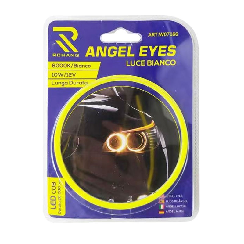 RCHANG ANGEL EYES LED COB 80mm 10W 12V 6000K W07167 AUTO/MOTO > ΦΩΤΙΣΜΟΣ AUTO/MOTO > LED ΦΩΤΑ/ΠΡΟΒΟΛΕΙΣ > LED ΠΡΟΒΟΛΕΙΣ ΜΕ ANGEL EYES