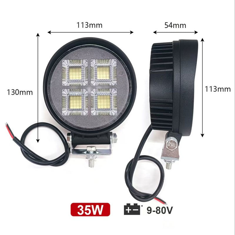 RCHANG ΣΤΡΟΓΓΥΛΟΣ ΠΡΟΒΟΛΕΑΣ ΕΡΓΑΣΙΑΣ LED 35W W18437-15