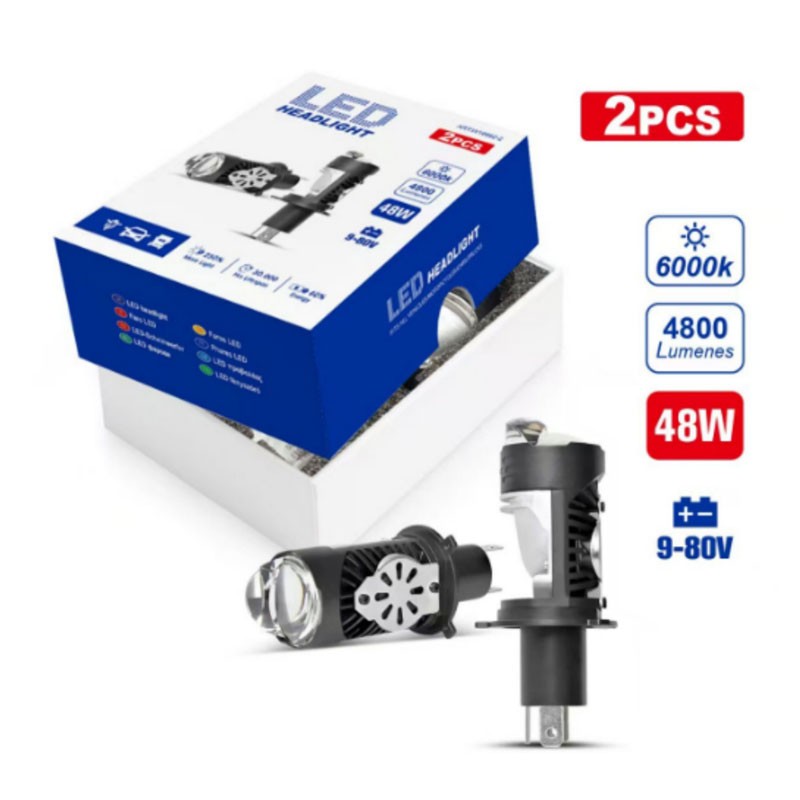 RCHANG ΣΕΤ LED ΛΑΜΠΕΣ ΑΥΤΟΚΙΝΗΤΟΥ L10-H4 48W W16662-2
