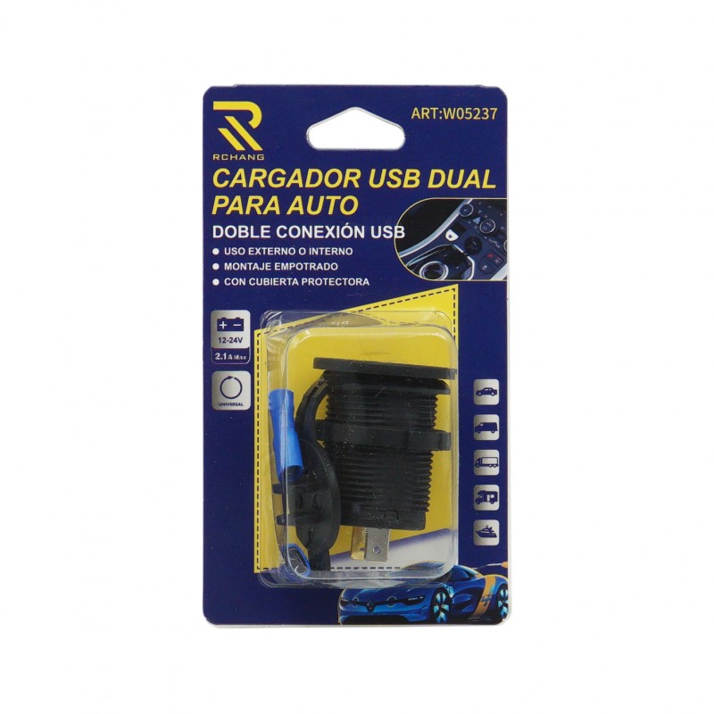 RCHANG ΔΙΠΛΗ ΥΠΟΔΟΧΗ USB ΓΙΑ ΤΟ ΑΥΤΟΚΙΝΗΤΟ W10005 AUTO/MOTO > ΑΞΕΣΟΥΑΡ AUTO/MOTO > ΦΟΡΤΙΣΤΕΣ ΑΥΤΟΚΙΝΗΤΟΥ