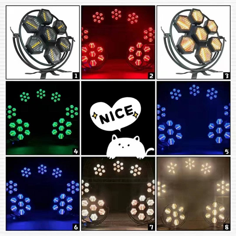 ΦΩΤΟΡΥΘΜΙΚΟ RETRO LIGHTS 7x100W KY-1045 PRO LIGHT AND SOUND