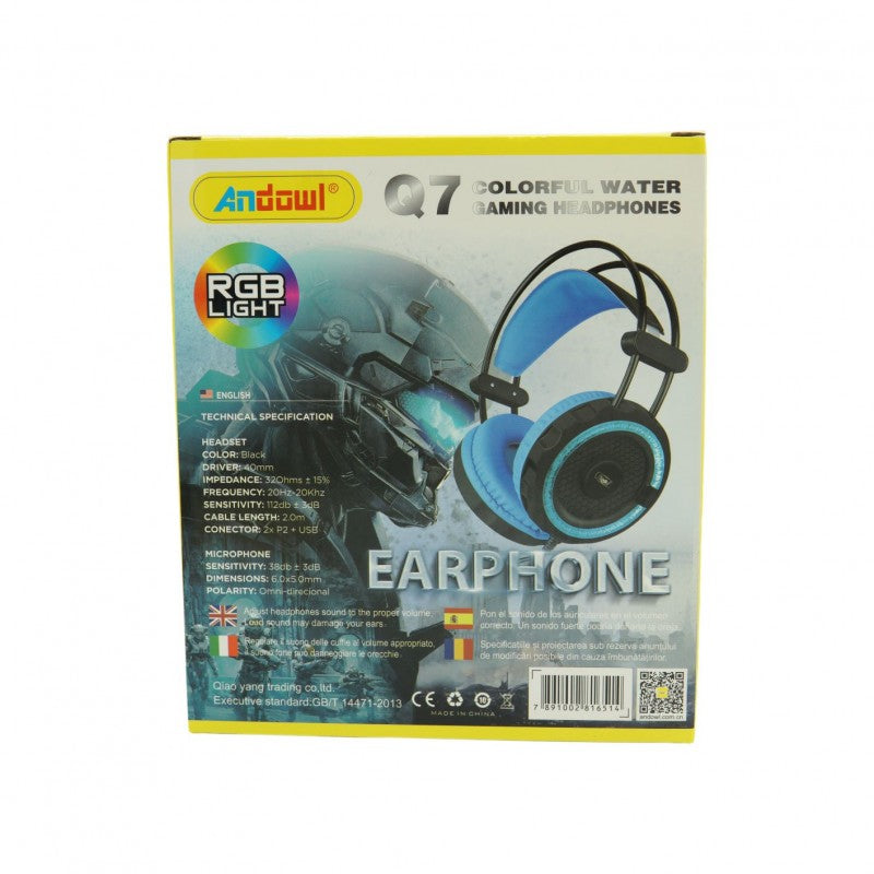 ΑΚΟΥΣΤΙΚΑ RGB STEREO GAMING HEADPHONES ANDOWL Q7 ΚΕΝΤΡΙΚΟ > ΗΧΟΣ ΚΑΙ ΕΙΚΟΝΑ > ΗΧΟΣ