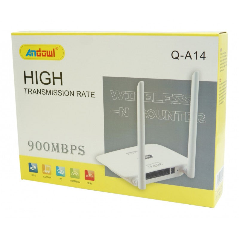 ΑΣΥΡΜΑΤΟ ROUTER ΥΨΗΛΗΣ ΜΕΤΑΔΟΣΗΣ 900MBPS ANDOWL AN-Q-A14 ΚΕΝΤΡΙΚΟ > ΕΙΔΗ ΥΠΟΛΟΓΙΣΤΩΝ > WIFI / INTERNET