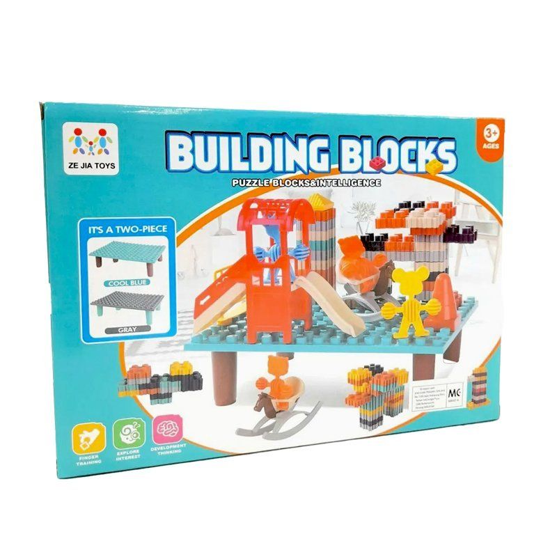 Ze jia toys Παιδικά τουβλάκια παζλ - Building blocks - Angel shopping