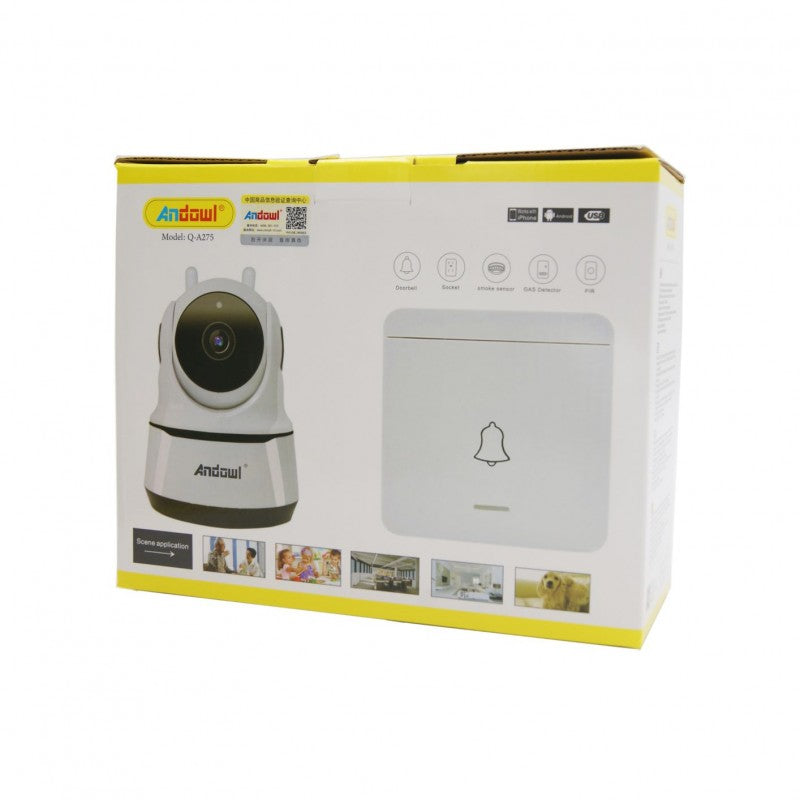 SMART HOME VIDEO ΚΑΜΕΡΑ ANDOWL Q-A275 ΚΕΝΤΡΙΚΟ > ΑΣΦΑΛΕΙΑ > ΚΑΜΕΡΕΣ smart WiFi ΚΑΙ IP
