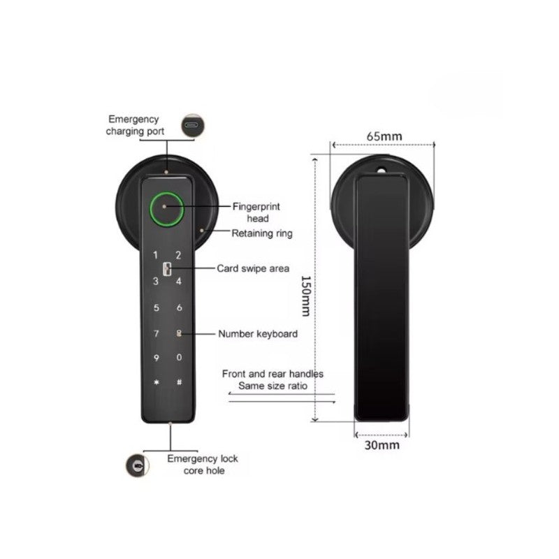 SMART LOCK FINGERPRINT LOCK ASB-06999