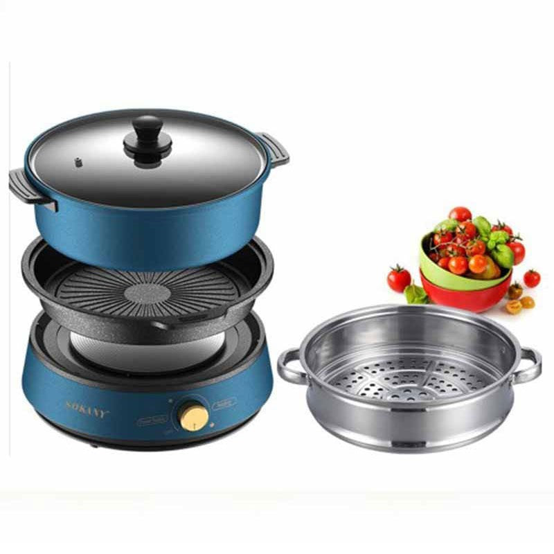 SOKANY ΗΛΕΚΤΡΙΚΟΣ ΠΟΛΥΜΑΓΕΙΡΑΣ 3ΣΕ1 4L 1350W SK-2006 ΚΕΝΤΡΙΚΟ > ΓΙΑ ΤΟ ΣΠΙΤΙ > ΓΙΑ ΤΗΝ ΚΟΥΖΙΝΑ