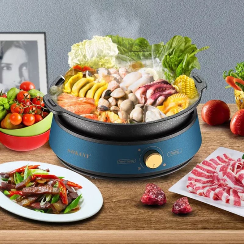 SOKANY ΗΛΕΚΤΡΙΚΟΣ ΠΟΛΥΜΑΓΕΙΡΑΣ 3ΣΕ1 4L 1350W SK-2006