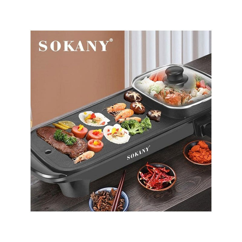 SOKANY TEPPANYAKI ΠΛΑΚΑ ΨΗΣΙΜΑΤΟΣ 1600W 39cm SK-2208
