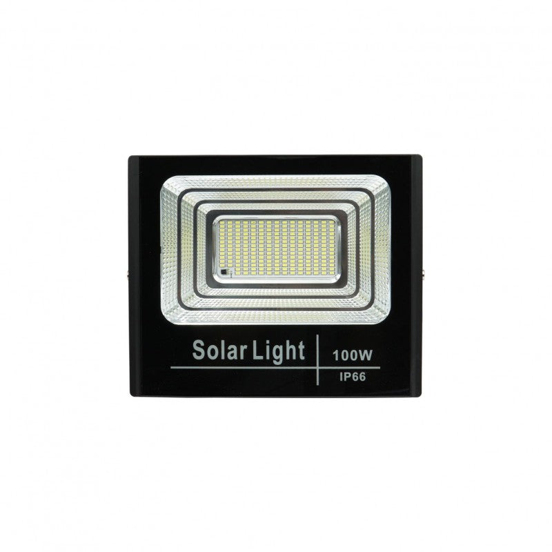 ΠΡΟΒΟΛΕΑΣ ΣΕΤ ΜΕ ΠΑΝΕΛ SOLAR 100W 6000K B-100