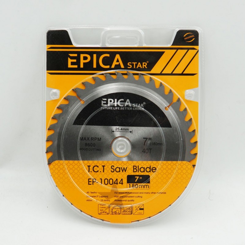 T.C.T SAW BLADE 180mm EPICA STAR TO-EP-10044 ΕΡΓΑΛΕΙΑ > ΔΙΑΦΟΡΑ > ΤΡΟΧΟΙ & ΔΙΣΚΟΙ