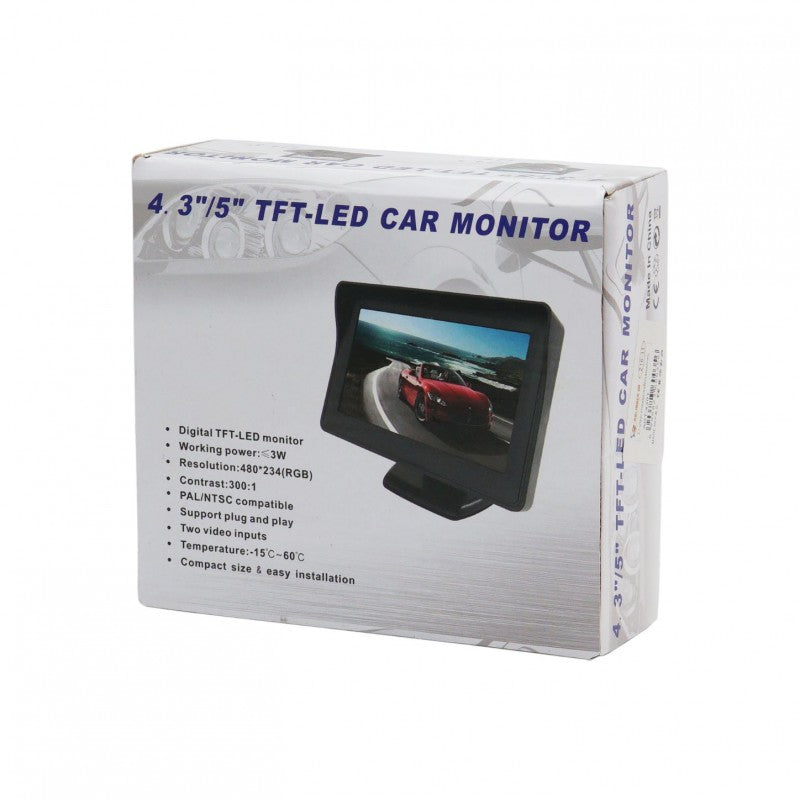 ΟΘΟΝΗ ΑΥΤΟΚΙΝΗΤΟΥ TFT-LED 4.3" TY-70168 AUTO/MOTO > ΗΧΟΣ & ΕΙΚΟΝΑ AUTO/MOTO > ΟΘΟΝΕΣ MEDIA & GPS