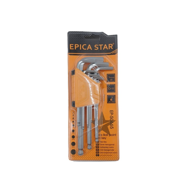 ΚΛΕΙΔΙΑ TORX ΣΕΤ 9ΤΜΧ EPICA STAR EP-50665 ΕΡΓΑΛΕΙΑ > ΧΕΙΡΟΣ > ΚΛΕΙΔΙΑ