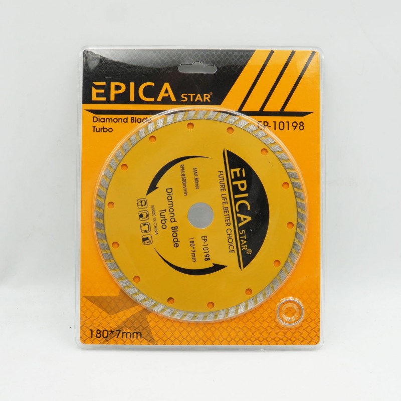 ΔΙΣΚΟΣ ΚΟΠΗΣ TURBO 180*7mm EPICA STAR TO-EP-10198 ΕΡΓΑΛΕΙΑ > ΔΙΑΦΟΡΑ > ΤΡΟΧΟΙ & ΔΙΣΚΟΙ