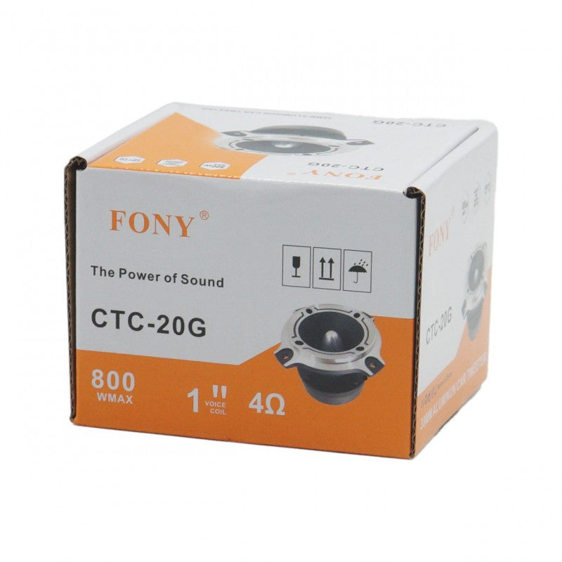 TWEETER ΑΛΟΥΜΙΝΙΟΥ 38mm FONY CTC-20G AUTO/MOTO > ΗΧΟΣ & ΕΙΚΟΝΑ AUTO/MOTO > ΗΧΟΣΥΣΤΗΜΑΤΑ